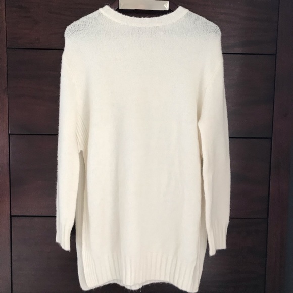 Zara Sweaters - {Zara} Cream Slit Side Sweater